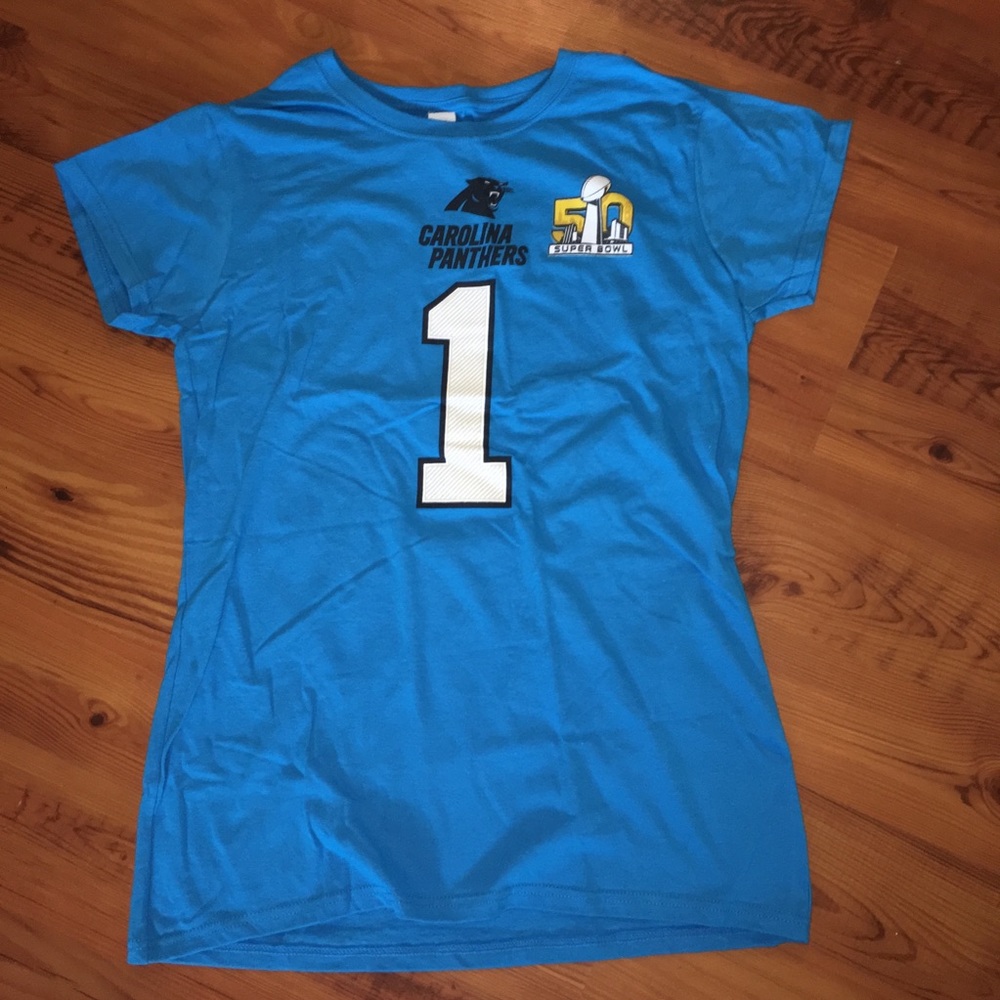 Panthers Newton NFL Branded Auth Stack Name & #